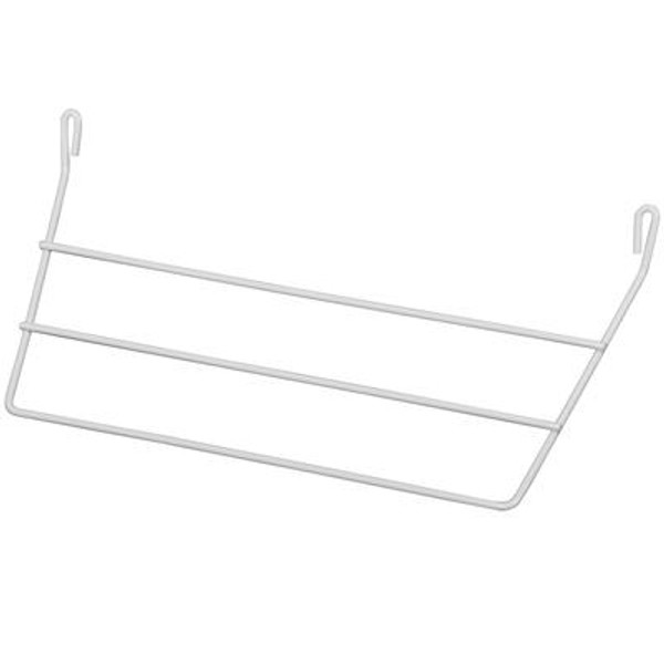 Door Mounted White Towel Bar Single Pack