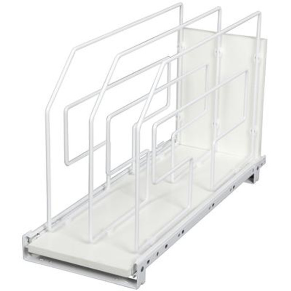 White Tray Divider Roll-Out - 9 Inches Wide