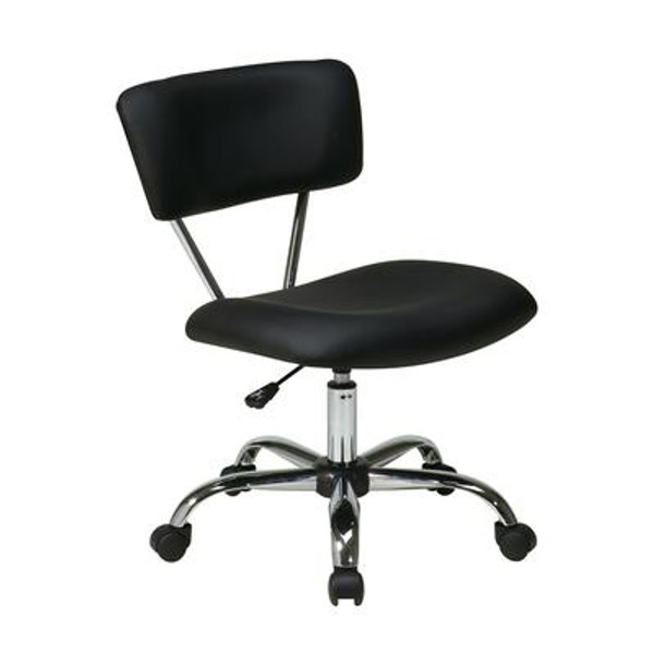 Vista Task Office Chair-Black Vinyl
