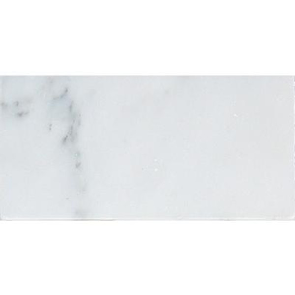 Greecian White 3 in. x 6 in. Polished Marble Floor & Wall Tile-( (1 Sq. Ft./Case)