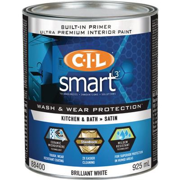 CIL Smart3-Int K&B Satin Acc 946Ml-88406