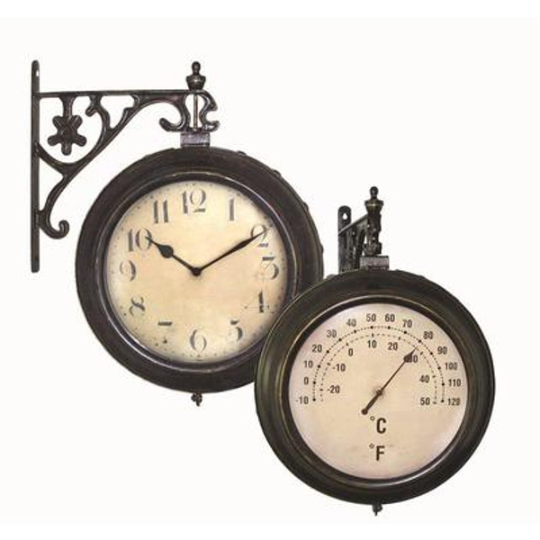 Rivoli CT Clock and Thermometer
