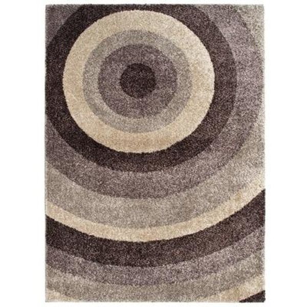 Ringmaster Pewter 7 Feet 10 Inch x 10 Feet Area Rug