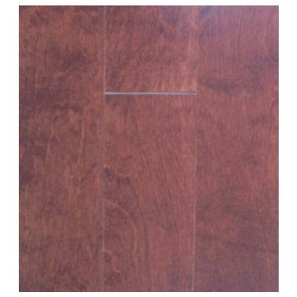 Cognac Birch 3/8  Inches  Thick x 4-(1/4  Inches  Width x Random Length Engineered Click Hardwood Flooring (20 Sq. Ft. /Case)