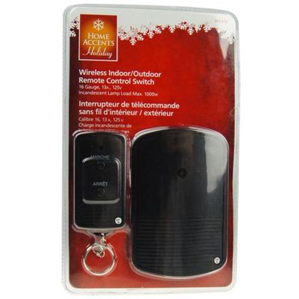 Wireless Indoor/Outdoor Remote Control Switch