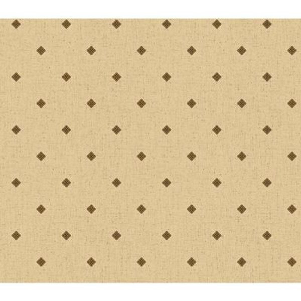 20.5 In. W Beige Foulard Wallpaper