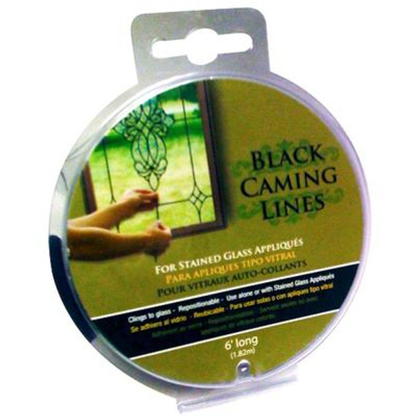 Black Caming Line for Stain Glass 2 packs 6 Feet Long