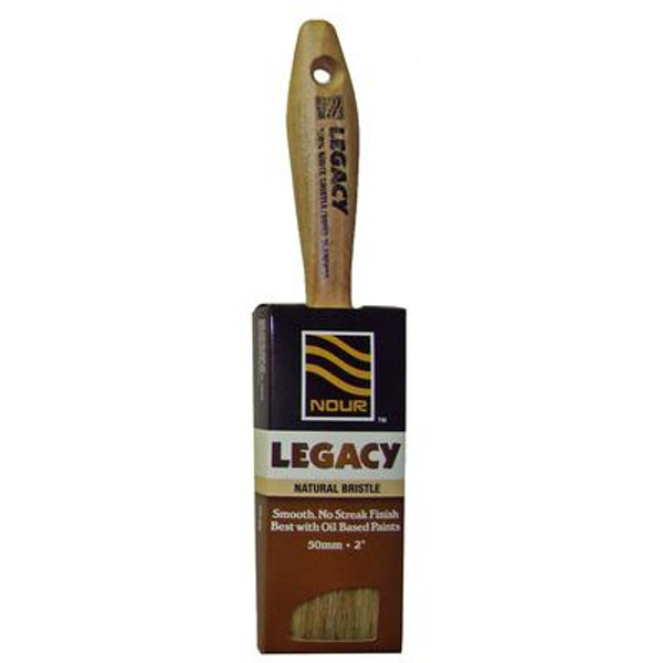 Legacy 2 Inches  White Bristle Brush