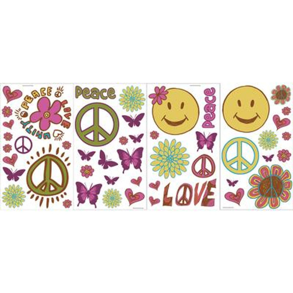 Peace And Love Room Appliques