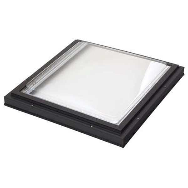 Fixed Curb Mount Double Glazed Clear Acrylic Dome Skylight - 4 Feet x 4 Feet