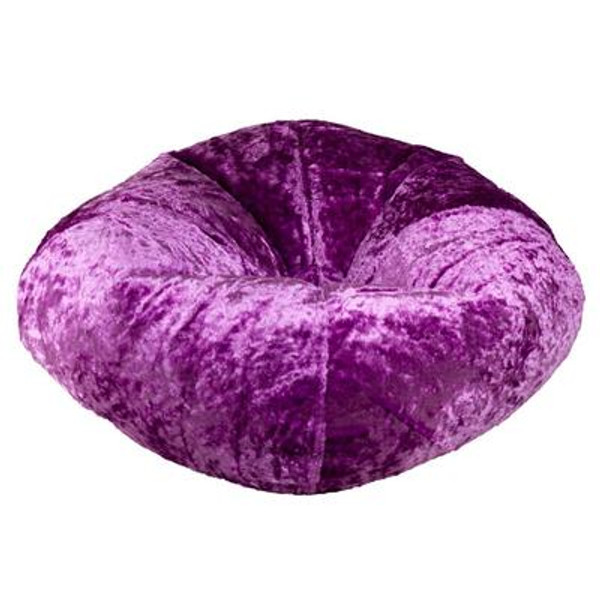 Ultra Violet Chenille Bean Bag - 98 Inch