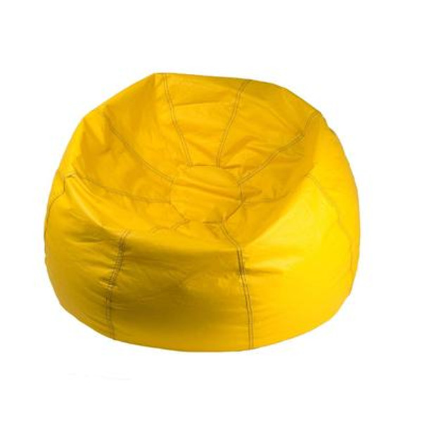 Yellow Jumbo Bean Bag - 132 Inch