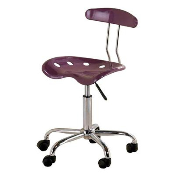 Purple Tractor Seat Task Chair