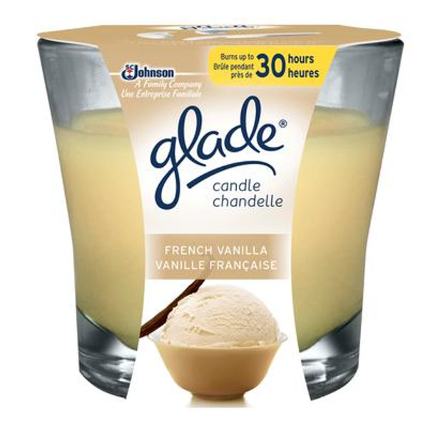 Glade Scented Candle - French Vanilla