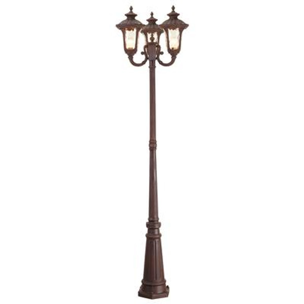 Providence 3 Light Imperial Bronze Outdoor Incandescent Post Light