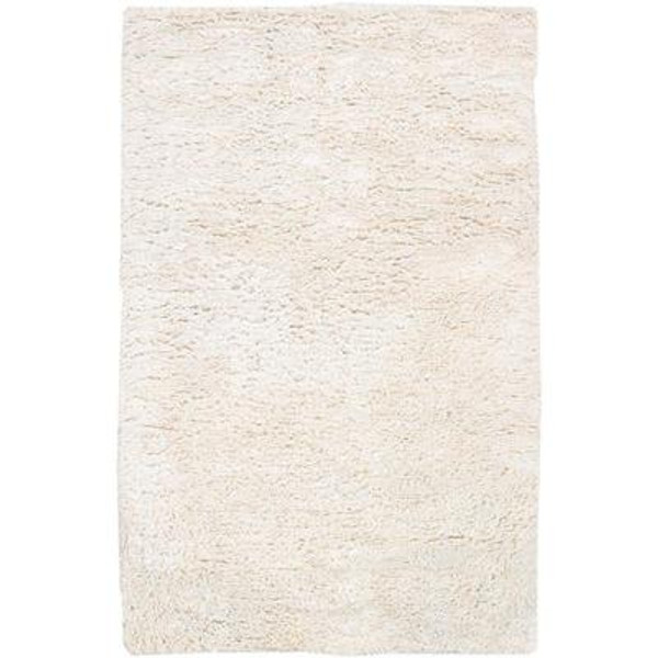 Albany Ivory New Zealand Wool / Viscose Area Rug - 3 Feet 6 Inches x 5 Feet 6 Inches