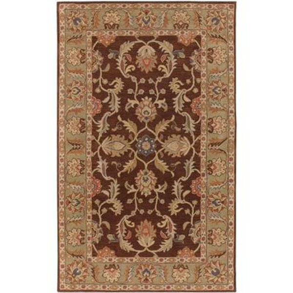 Brawley Chocolate Wool  - 7 Ft. 6 In. x 9 Ft. 6 In. Area Rug