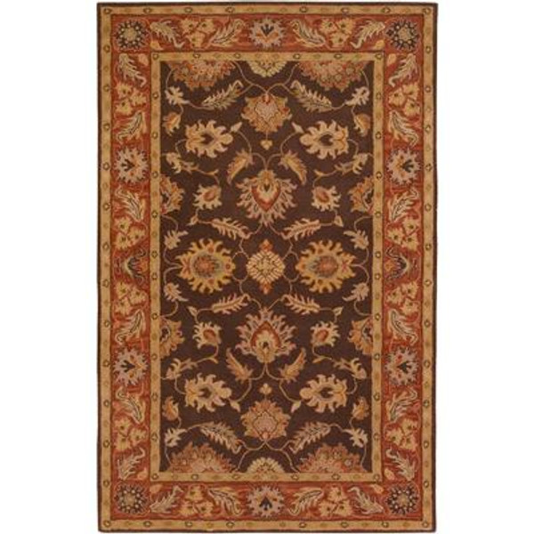 Cabris Chocolate Wool  - 12 Ft. x 15 Ft. Area Rug