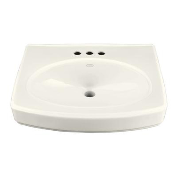 Pinoir Pedestal Basin Only in Biscuit