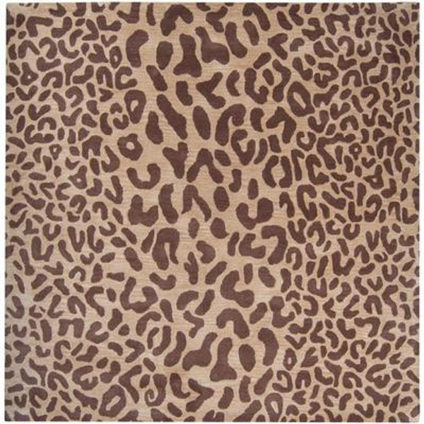 Alhambra Tan Wool 4 Ft. Square Area Rug