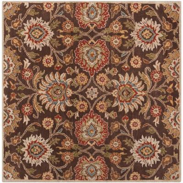 Dachstein Chocolate Wool  - 9 Ft. 9 In. Square Area Rug