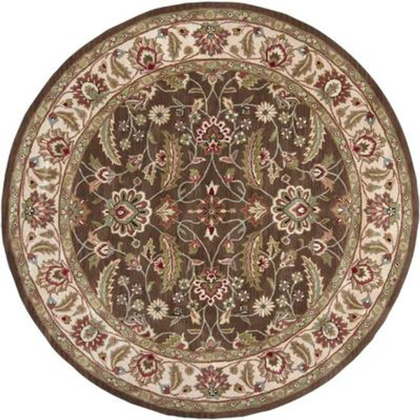 Belvedere Forest Wool Round  - 8 Ft. Area Rug