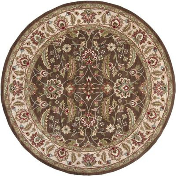 Belvedere Forest Wool Round  - 9 Ft. 9 In. Area Rug