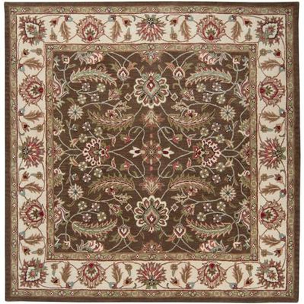 Belvedere Forest Wool Square  - 9 Ft. 9 In. Area Rug