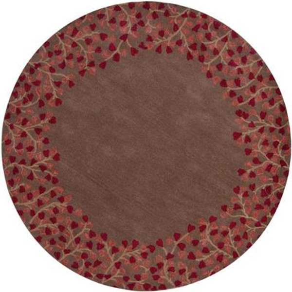 Alturas Chocolate Wool 9 Feet 9 Feet Round Area Rug