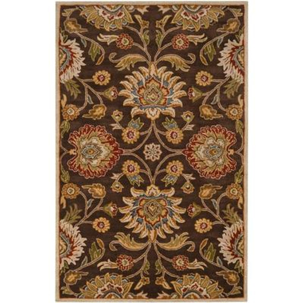Dachstein Chocolate Wool Accent Rug - 2 Ft. x 3 Ft. Area Rug