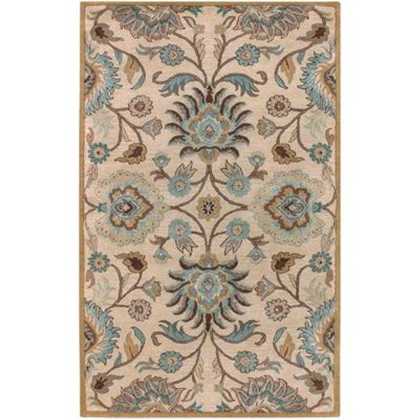 Brentwood Beige Wool Accent Rug - 2 Ft. x 3 Ft. Area Rug