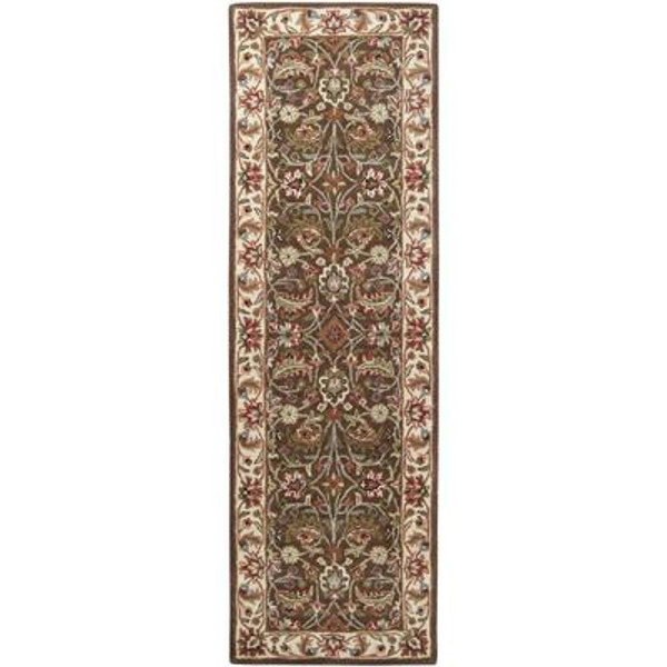 Belvedere Forest Wool Runner - 2 Ft. 6 In. x 8 Ft. Area Rug