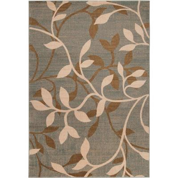 Leduc Tea Leaves Polypropylene Accent Rug - 2 Ft. x 3 Ft. 3 In. Area Rug