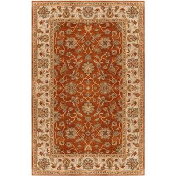 Paillet Terracotta Wool  - 12 Ft. x 15 Ft. Area Rug