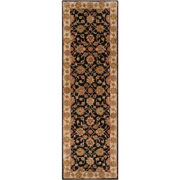 Palaiseau Charcoal Wool Runner - 2 Ft. 6 In. x 8 Ft. Area Rug