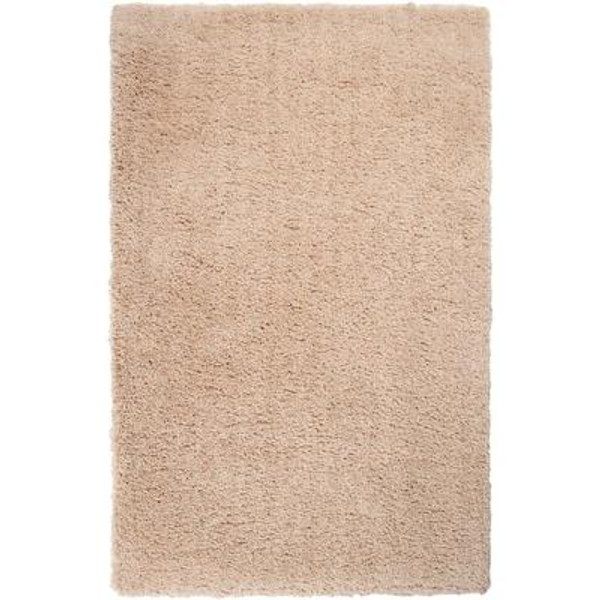 Wallers Parchment Polyester 7 Ft. 6 In. x 9 Ft. 6 In. Area Rug