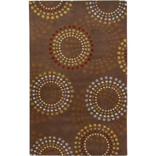 Rantigny Chocolate Wool 7 Ft. 6 In x 9 Ft. 6 In. Area Rug