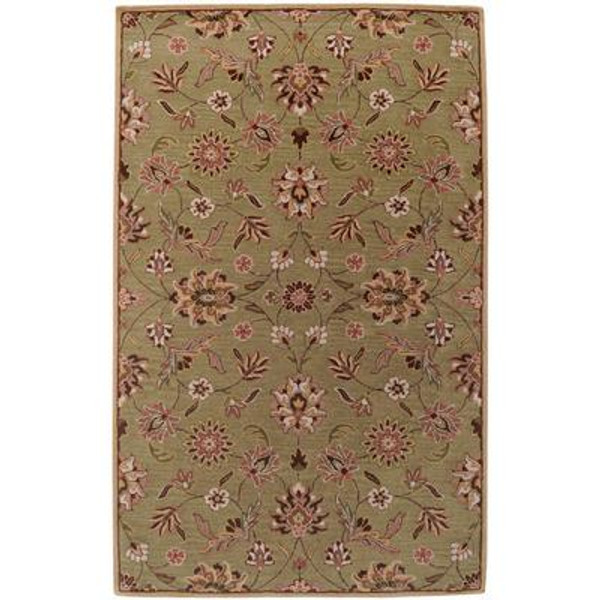 Vaire Gold Wool  - 5 Ft. x 8 Ft. Area Rug