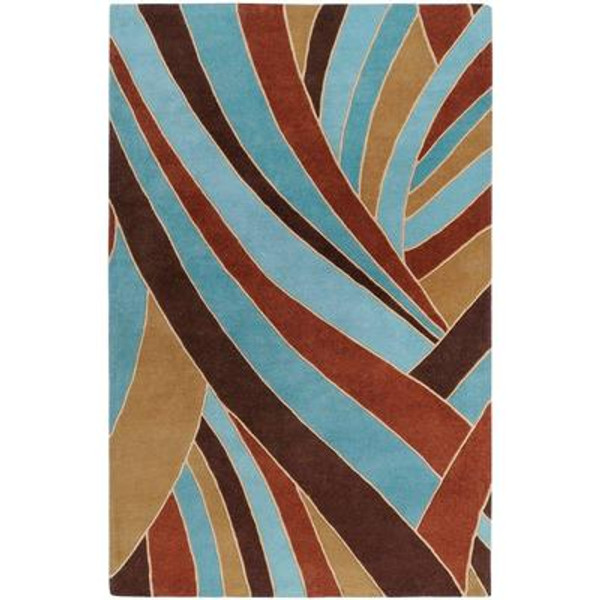 Querrien Sky Wool 7 Ft. 6 In. x 9 Ft. 6 In. Area Rug