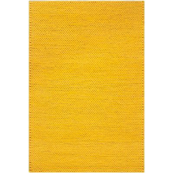 Quebriac Lemon New Zealand Wool 8 Ft. x 10 Ft. Area Rug