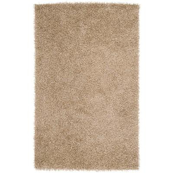 Powell Gold Polyester 1 Ft. 9 In. x 2 Ft. 10 In. Accent Rug