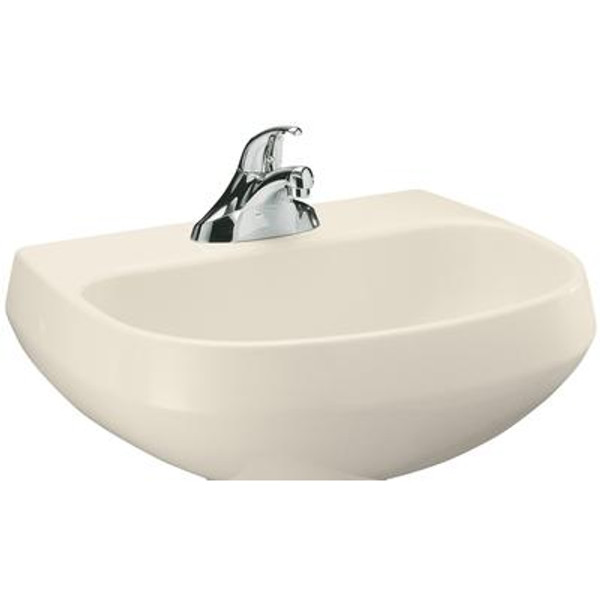 Wellworth Lavatory Basin in Almond