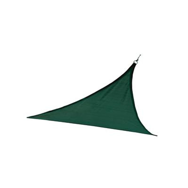 Triangle Sun Shade; Evergreen Sail - 16 Feet