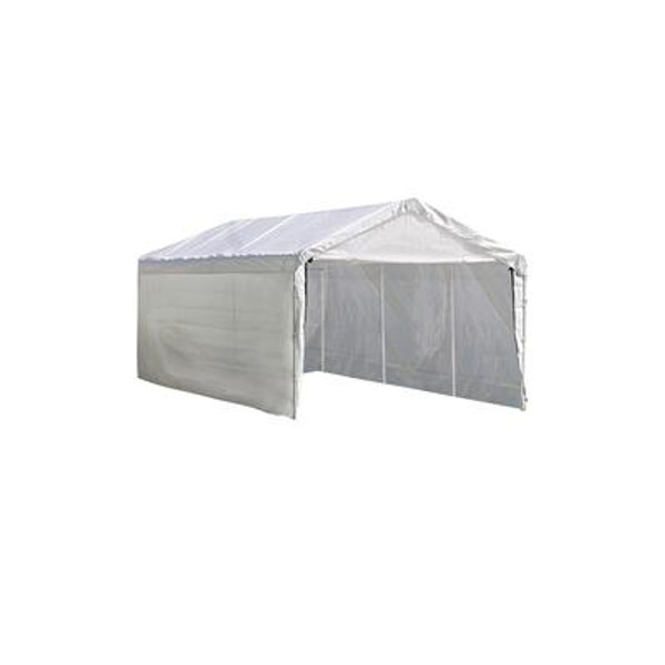 Super Max 12 x 20 White Canopy Enclosure Kit