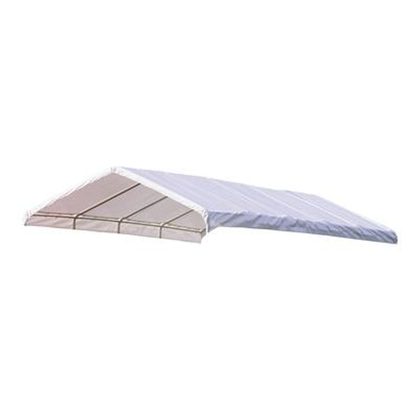 Super Max 18 x 30 Premium Canopy Replacement Cover; Fits 2 Inch Frame; White