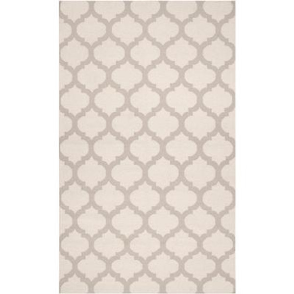 Saffre Oatmeal Wool 3 Ft. 6 In. x 5 Ft. 6 In. Area Rug