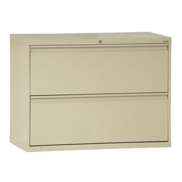 800 Series 2 Drawer Lateral File Putty Color