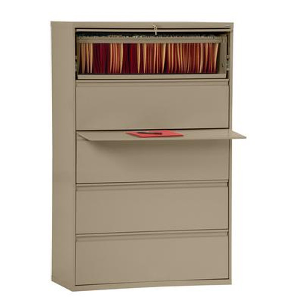 800 Series 5 Drawer Lateral File Tropic Sand Color