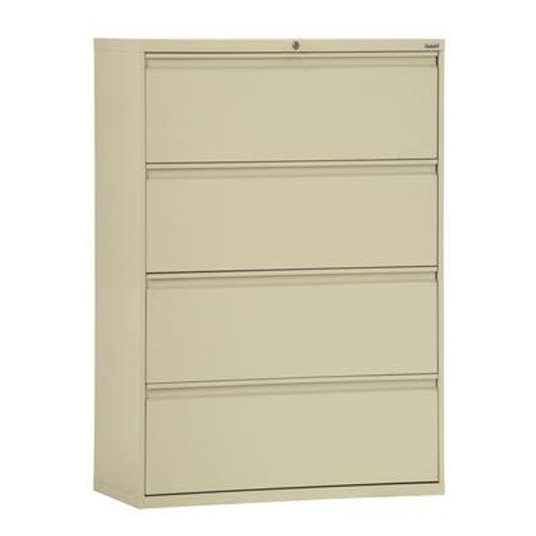 800 Series 4 Drawer Lateral File Putty Color