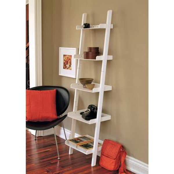 Hadfield - 67 X 18 X 13.5; 5 Tier Shelf - White